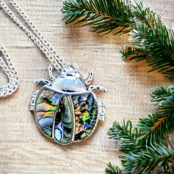 Turtle Pendant 1 3/8" on 22" Silver Tone Chain Necklace Women Jewelry Gifts - Picture 3 of 7